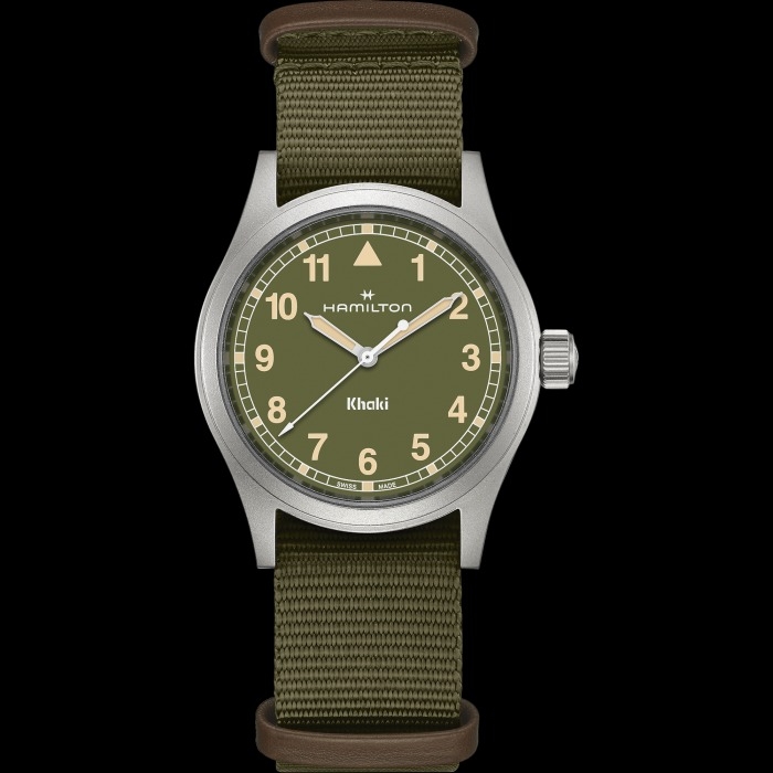 Hamilton H64615135 カーキアビエーションパイロットデイデイト Khaki Aviation Pilot Day Date Auto - Dial color:Black